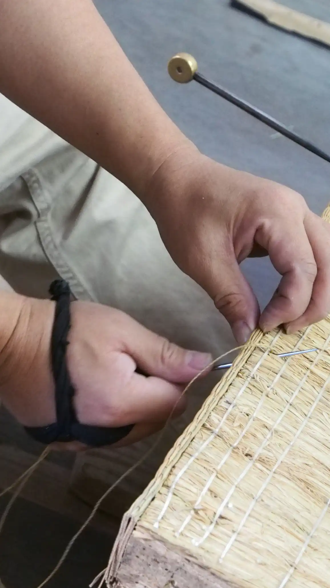 Repairing Straw Flooring